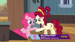 Size: 1264x701 | Tagged: safe, screencap, cherry jubilee, pinkie pie, g4, party pooped