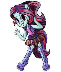 Size: 500x583 | Tagged: safe, artist:itsnotdaijoubu, sunny flare, equestria girls, g4, my little pony equestria girls: friendship games, crystal prep academy, crystal prep shadowbolts, cute, female, ponied up, solo