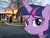 Size: 600x450 | Tagged: dead source, safe, edit, twilight sparkle, alicorn, pony, g4, close-up, disaster girl, disaster sparkle, discovery family logo, fake screencap, fire, irl, meme, photo, pure unfiltered evil, twilight sparkle (alicorn)