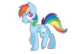 Size: 1024x709 | Tagged: safe, artist:x-skitt-x, rainbow dash, g4, backwards cutie mark, female, simple background, solo, transparent background