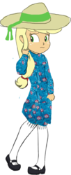 Size: 403x988 | Tagged: safe, applejack, equestria girls, g4, mennonite