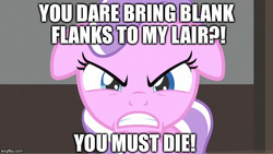 Size: 638x359 | Tagged: safe, edit, edited screencap, screencap, diamond tiara, g4, ponyville confidential, cd-i, ganon, image macro, meme, old, the legend of zelda, youtube poop