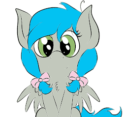 Size: 740x704 | Tagged: safe, artist:laptopbrony, oc, oc only, oc:darcy sinclair, animated, blinking, cute, looking at you