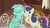 Size: 1278x711 | Tagged: safe, screencap, bon bon, lyra heartstrings, sweetie drops, g4, my little pony: friendship is magic, slice of life (episode), meme, youtube caption