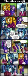 Size: 1259x3391 | Tagged: safe, artist:namyg, edit, adagio dazzle, aria blaze, sonata dusk, comic:the other me, equestria girls, g4, alternate clothes, comic, human counterpart, human dazzlings, outdoors, self ponidox, shocked, the dazzlings