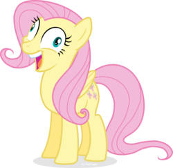 Size: 4700x4562 | Tagged: safe, artist:tomfraggle, part of a set, fluttershy, g4, absurd resolution, derp, faic, female, i didn't listen, meme, simple background, solo, transparent background, vector