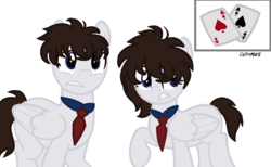 Size: 1024x630 | Tagged: safe, 1412, aoko, detective conan, kaito kid, ponified