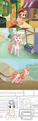 Size: 1000x3116 | Tagged: safe, artist:hoppip, braeburn, gala appleby, g4, apple family member, comic