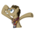 Size: 1440x1440 | Tagged: safe, artist:thecheeseburger, doctor whooves, time turner, earth pony, pony, g4, slice of life (episode), clothes, cute, fourth doctor's scarf, male, scarf, simple background, solo, stallion, striped scarf, transparent background