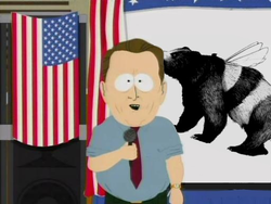 Size: 512x384 | Tagged: safe, edit, bugbear, g4, slice of life (episode), al gore, male, manbearpig, south park
