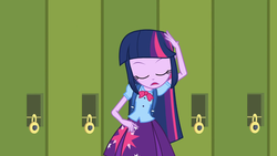 Size: 1366x768 | Tagged: safe, screencap, twilight sparkle, equestria girls, g4, female, solo