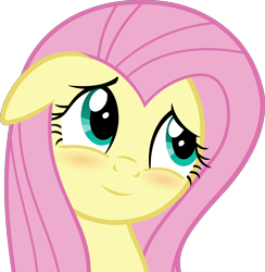 Size: 6000x6147 | Tagged: safe, artist:slb94, fluttershy, pony, g4, absurd resolution, blushing, bust, embarrassed, floppy ears, shy, simple background, solo, transparent background, vector