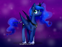 Size: 1600x1200 | Tagged: safe, artist:suenden-hund, princess luna, g4, female, solo