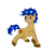 Size: 1061x1062 | Tagged: safe, artist:elvis-lopez, artist:wildfirethesmug, oc, oc only, oc:driver, earth pony, pony, fallout equestria, fallout equestria: hidden enemies, grin, male, raised hoof, raised leg, simple background, solo, transparent background