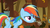 Size: 500x281 | Tagged: safe, screencap, rainbow dash, pegasus, pony, fall weather friends, g4, my little pony: friendship is magic, animation error, female, headless, mare, modular, rope, solo