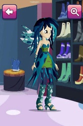 Size: 410x623 | Tagged: safe, screencap, queen chrysalis, equestria girls, equestria girls (app), g4, game, official app