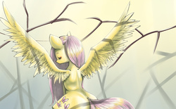 Size: 3236x2000 | Tagged: safe, artist:unousaya, fluttershy, g4, female, high res, solo