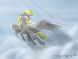 Size: 1600x1200 | Tagged: safe, artist:adalbertus, derpy hooves, pegasus, pony, g4, female, mare, solo
