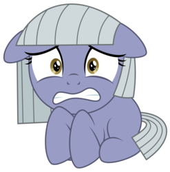 Size: 2103x2126 | Tagged: safe, artist:reitanna-seishin, limestone pie, earth pony, pony, g4, female, filly, filly limestone pie, high res, lil' limey, scared, solo, vector
