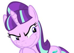 Size: 3599x2558 | Tagged: safe, artist:kuren247, starlight glimmer, g4, my little pony: friendship is magic, the cutie map, female, grinch face, high res, rainbow grinch, s5 starlight, simple background, solo, transparent background, vector