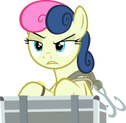 Size: 2109x2061 | Tagged: safe, artist:drip, bon bon, sweetie drops, g4, slice of life (episode), bon bond, female, grappling hook, high res, secret agent sweetie drops, simple background, solo, suitcase, transparent background, vector, watch