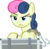 Size: 2109x2061 | Tagged: safe, artist:drip, bon bon, sweetie drops, g4, my little pony: friendship is magic, slice of life (episode), bon bond, female, grappling hook, high res, secret agent sweetie drops, simple background, solo, suitcase, transparent background, vector, watch