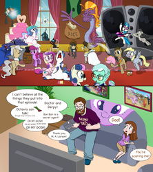 Size: 5760x6480 | Tagged: safe, artist:doublewbrothers, applejack, berry punch, berryshine, bon bon, cranky doodle donkey, derpy hooves, dj pon-3, doctor whooves, featherweight, fluttershy, kevin, lyra heartstrings, matilda, mayor mare, octavia melody, pinkie pie, princess cadance, princess celestia, princess luna, queen chrysalis, rainbow dash, rarity, shining armor, steven magnet, sweetie drops, time turner, twilight sparkle, vinyl scratch, alicorn, bugbear, donkey, earth pony, human, pegasus, pony, unicorn, g4, slice of life (episode), :o, absurd resolution, adorabon, austin danger powers, austin powers, background pony, belly, berrybetes, blushing, bon bond, bouquet, brony, brony father, butt, cake, cakelestia, chubbylestia, clothes, colt, comic, couch, crankybetes, crying, crying armor, cute, cutealis, cutedance, doctorbetes, eyes closed, fat, featherbetes, female, filly, floppy ears, flower, foal, frown, glasses, grin, guitar, hoof hold, jumping, lyrabetes, magnetbetes, male, mane six, mare, matildadorable, meme, ohmygosh, open mouth, parent, plot, rice, sad, sad armor, scarf, season 5 comic marathon, secret agent sweetie drops, shining adorable, ship:crankilda, ship:shiningcadance, shipping, sitting, smiling, stallion, straight, stuffed, stuffed belly, target demographic, tavibetes, television, thanks m.a. larson, twilight sparkle (alicorn), vinylbetes, wall of tags, watching, whining, whining armor, wide eyes, worried