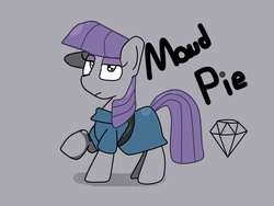 Size: 1024x768 | Tagged: artist needed, safe, maud pie, g4, clothes, paint tool sai, simple background, solo, wrong cutie mark