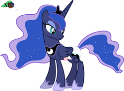 Size: 2149x1587 | Tagged: safe, artist:mlpcutepic, princess luna, g4, diaper, diaper edit, female, non-baby in diaper, solo