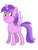 Size: 1440x1872 | Tagged: safe, artist:thecheeseburger, amethyst star, sparkler, pony, unicorn, g4, my little pony: friendship is magic, slice of life (episode), c:, fake wings, female, looking at you, mare, simple background, smiling, solo, tape, transparent background, wide eyes