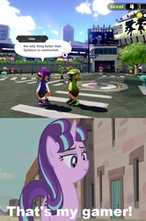 Size: 700x1056 | Tagged: safe, edit, edited screencap, screencap, starlight glimmer, g4, the cutie map, communism, meme, splatoon, stalin glimmer, that's my x