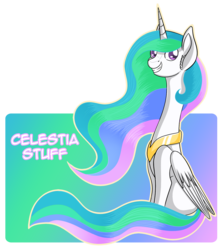 Size: 1112x1259 | Tagged: safe, artist:iraincloud, princess celestia, g4, female, gradient background, long neck, missing accessory, missing cutie mark, solo