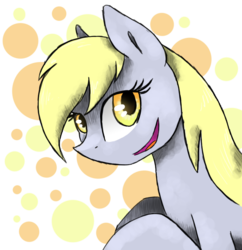 Size: 851x878 | Tagged: safe, artist:ssilverbeeze, derpy hooves, pegasus, pony, g4, abstract background, female, mare, solo