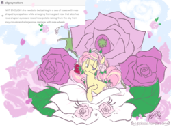 Size: 900x670 | Tagged: safe, artist:egophiliac, june rose (g3), pony, g3, g4, birthflower ponies, g3 to g4, generation leap, rose