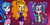 Size: 1000x500 | Tagged: dead source, safe, artist:wubcakeva, adagio dazzle, aria blaze, sonata dusk, equestria girls, g4, gum, prank, the dazzlings, trio, worried