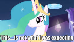 Size: 565x318 | Tagged: safe, edit, edited screencap, screencap, princess celestia, g4, female, image macro, meme, solo