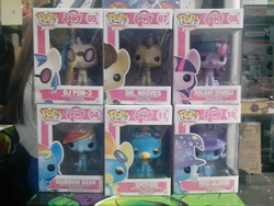 Size: 2560x1920 | Tagged: safe, dj pon-3, doctor whooves, rainbow dash, spitfire, time turner, trixie, twilight sparkle, vinyl scratch, earth pony, pony, g4, funko, male, philippine toycon 2015, stallion, toy