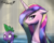 Size: 1306x1054 | Tagged: safe, artist:sakuracheetah, princess cadance, spike, g4, princess spike, flood, floppy ears, fluffy, frown, looking at you, scene interpretation, unamused, water, wet, wide eyes