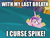 Size: 1000x750 | Tagged: safe, screencap, princess cadance, g4, princess spike, futurama, image macro, male, meme, water, with my last breath i curse zoidberg