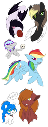 Size: 552x1458 | Tagged: safe, artist:tomocreations, rainbow dash, oc, bat pony, g4, race swap, rainbowbat, request