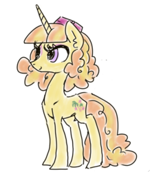 Size: 540x618 | Tagged: safe, artist:inlucidreverie, tropical dream, g4, princess spike, background pony, solo