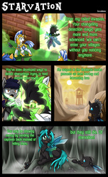 Size: 1500x2474 | Tagged: safe, artist:vavacung, queen chrysalis, bat pony, changeling, pony, unicorn, comic:to love alicorn, g4, comic, crucifix, crying, dialogue, night guard, royal guard