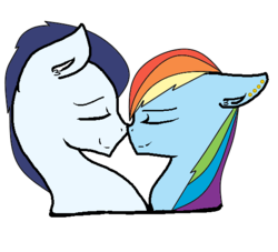 Size: 550x500 | Tagged: safe, artist:aleufreedom, rainbow dash, soarin', g4, female, male, ship:soarindash, shipping, straight