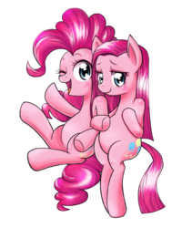 Size: 800x1000 | Tagged: safe, artist:jurisalis, pinkie pie, g4, duality, pinkamena diane pie