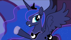 Size: 1024x574 | Tagged: safe, screencap, princess luna, alicorn, pony, g4, my little pony: friendship is magic, princess spike, female, mare, solo