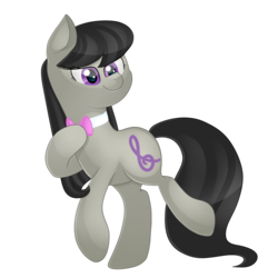 Size: 1024x1024 | Tagged: safe, artist:regkitty, octavia melody, earth pony, pony, g4, backwards cutie mark, female, simple background, smiling, solo, transparent background