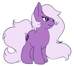 Size: 1800x1608 | Tagged: safe, artist:floots, earth pony, gem (race), gem pony, pony, amethyst, amethyst (steven universe), female, gem, hilarious in hindsight, long mane, mare, ponified, quartz, solo, steven universe