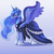 Size: 2000x2000 | Tagged: safe, artist:roselinath, princess luna, alicorn, pony, g4, clothes, dress, female, high res, solo, spread wings