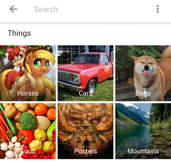 Size: 1080x1032 | Tagged: safe, screencap, apple bloom, applejack, dog, shiba inu, g4, car, dodge li'l red express, google, mad max fury road, vegetables