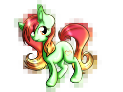 Size: 8000x6000 | Tagged: safe, artist:elskafox, oc, oc only, oc:artline, earth pony, pony, absurd resolution, chibi, female, simple background, transparent background